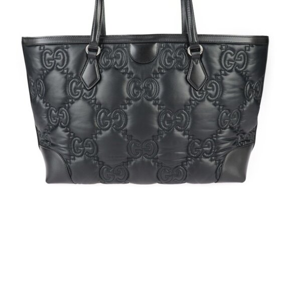 GUCCI Black Leather Shoulder Bag - Picture 4 of 8